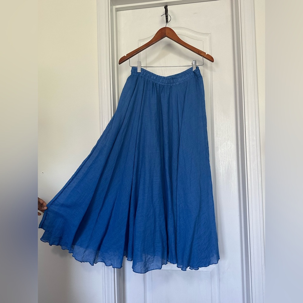 Elegant Blue Women's Skirt